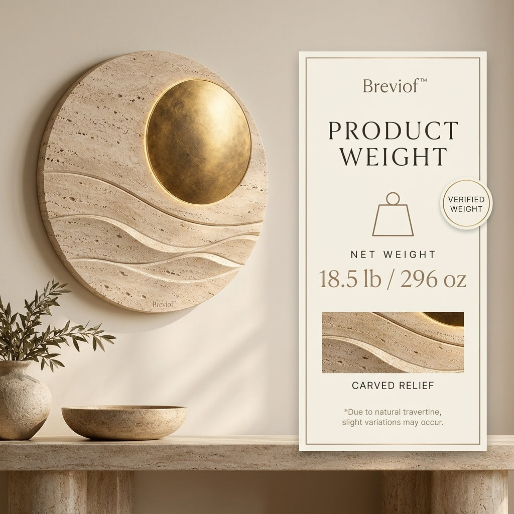 Breviof™ Solar Tide Round Wall Art