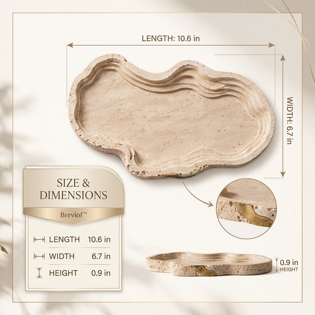 Breviof™ Ripple Edge Decorative Tray — image 2