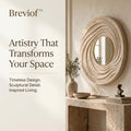 Breviof™ Concentric Ripple Round Wall Mirror — image 1