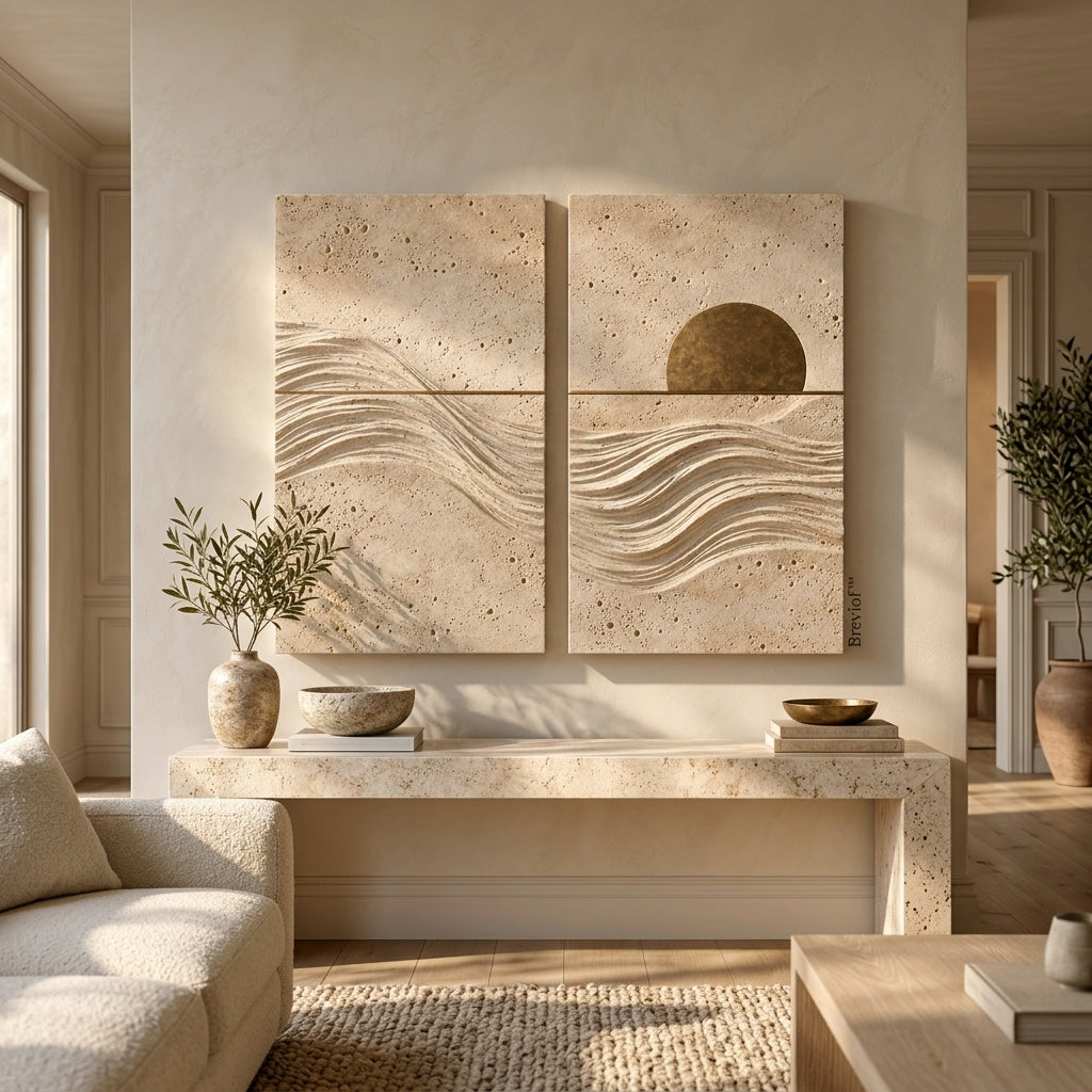 Breviof™ Golden Horizon Diptych Wall Art — image 5