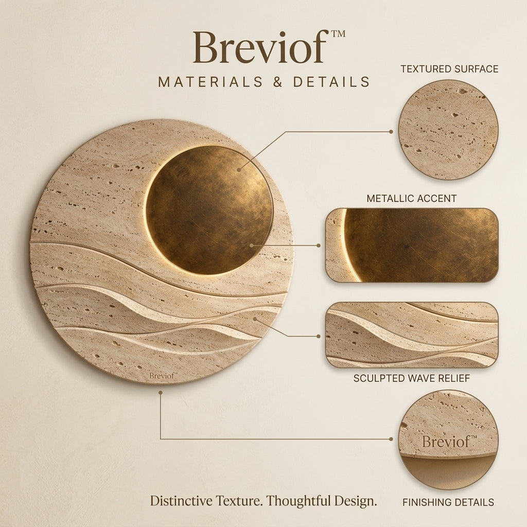 Breviof™ Solar Tide Round Wall Art — image 3