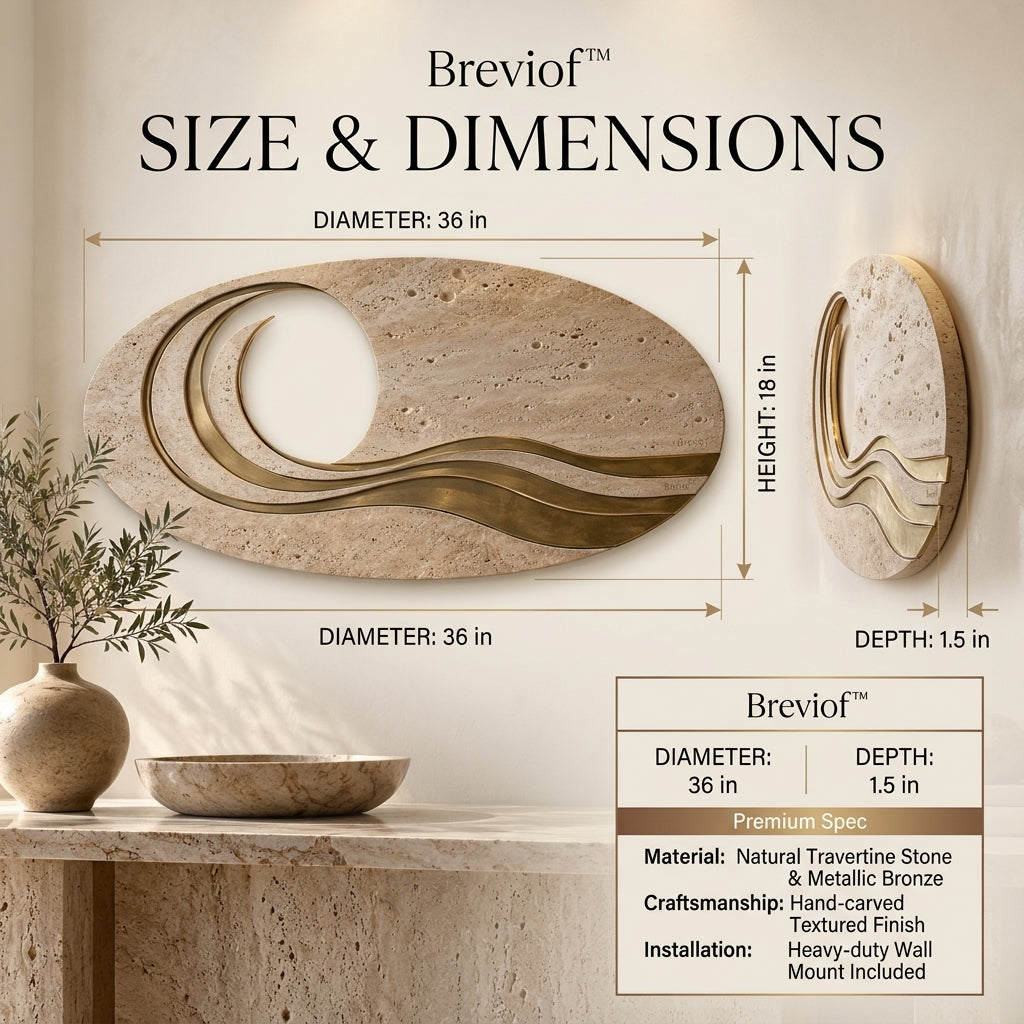 Breviof™ Orbit Current Oval Wall Art — image 2