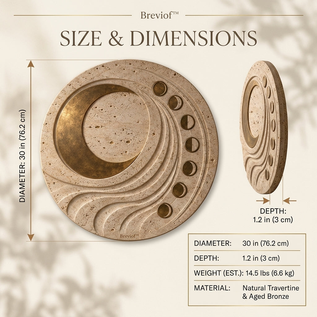 Breviof™ Lunar Orbit Round Wall Relief — image 2