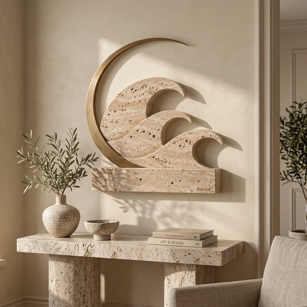 Breviof™ Crescent Wave Table Sculpture — image 5