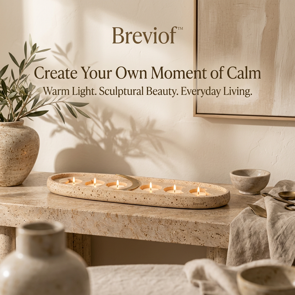 Breviof™ Moon Phase Candle Display Tray
